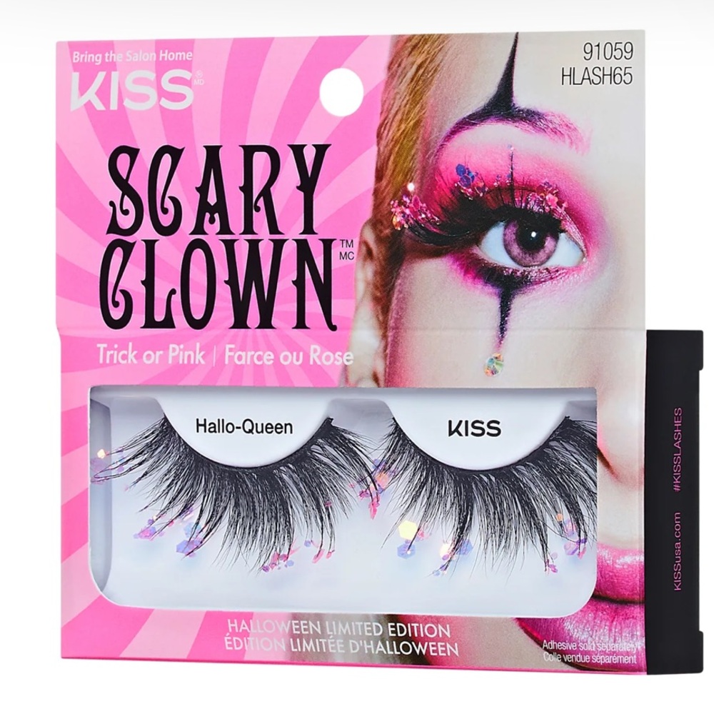 Kiss Scary Clown Halloween 16mm False Lashes Hallo-Queen Limited Edition